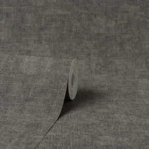 Milano-Hessian-Texture-Charcoal-Wallpaper-by-Fine-Decor-M95615