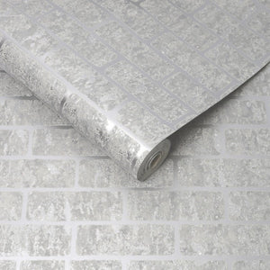 Milan-Brick-Silver-Blown-Vinyl-Wallpaper-by-Superfresco-106523