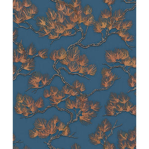Wall-Fabric-Pine-Tree-Blue-Copper-Wallpaper-by-design-id-WF121017
