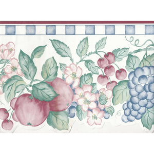 Fruit & Flower Trail Scalloped Border by Imperial SC3009B