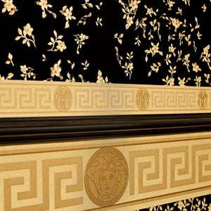 Versace Home Greek Key Gold Luxury Wallpaper Border by AS Creation 93522-2