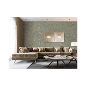 Wall-Fabric-Pine-Tree-Green-Gold-Wallpaper-by-design-id-WF121013