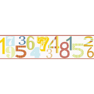 Kids Party Self Adhesive 123 Bright Border by AS Creation 8956-15