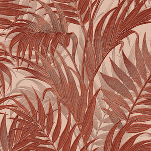 Grace-Tropical-Palm-Leaf-Orange-Beige-Wallpaper-by-design-id-GR322107
