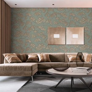 Wall-Fabric-Pine-Tree-Green-Gold-Wallpaper-by-design-id-WF121013