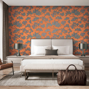 Wall-Fabric-Pine-Tree-Orange-Wallpaper-by-design-id-WF121016