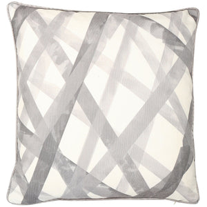 Nastro Silver 45cm Square Cushion from Malini