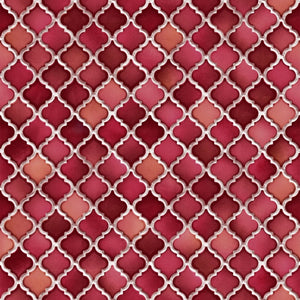Natural-Faux-Arabesque-Tile-Red-Wallpaper-by-design-id-NF232087
