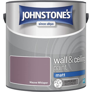 Mauve Whisper Matt Emulsion - Johnstones Wall and Ceiling Paint
