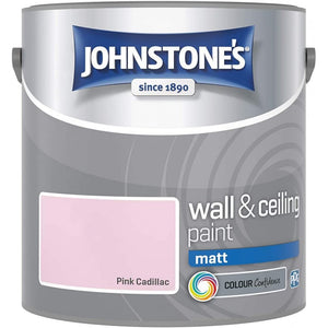 Pink Cadillac Matt Emulsion - Johnstones Wall and Ceiling Paint