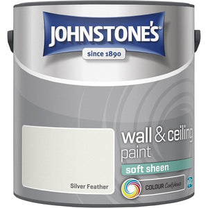 Silver Feather Soft Sheen Emulsion - Johnstones Wall and Ceiling Paint