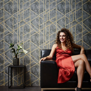 Francesca-Charcoal-Gold-Heavyweight-Sculptured-Vinyl-Wallpaper-by-AS-Creations-36928-1