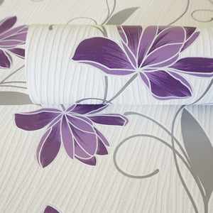 Lotus-Floral-Trail-Purple-Wallpaper-by-AS-Creation-3062-34