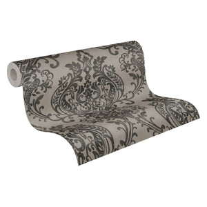New-Life-Grey-Black-Damask-Wallpaper-by-AS-Creation-37681-3