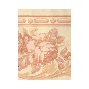 Bowland Manor Floral Peach / Yellow Border By Surface Print Co 6663