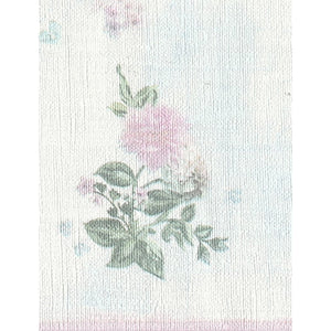 Djooz Shabby Chic Blue Floral Border AS Creation 35876-2