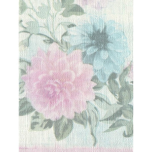 Djooz Shabby Chic Green Floral Border by AS Creation 35876-3