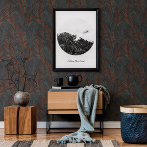 Attractive-2-Palm-Leaves-Wallpaper-Black-by-AS-Creation-39038-6