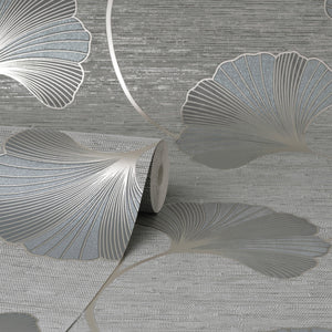 Miya-Ginko-Trail-Textured-Wallpaper-Grey-by-Fine-Decor-FD43149