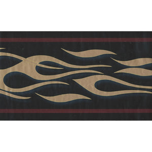 Tribal Wave Black / Gold Border By Imperial B63540