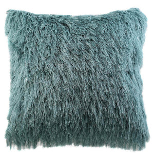 Glittered Shaggy Textured Emerald Cushion from CIMC