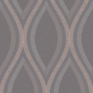 Strata-Wave-Charcoal-and-Rose-Gold-Wallpaper-by-Grandeco-A44502