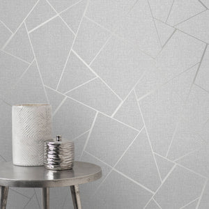 Quartz-Shatter-Geometric-Metallic-Silver-Wallpaper-by-Fine-Decor-FD42280