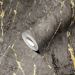 Arts-Marble-Texture-Gold-Black-Wallpaper-by-AS-Creation-38817-5