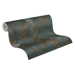 Lea-Bali-Banana-Palm-Leaf-Petrol-Green-Wallpaper-by-AS-Creation-39218-3