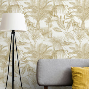 Jungle-Fever-Kidatu-Yellow-Wallpaper-by-Grandeco-Life-JF3503