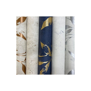 Phoenix-Even-Motifs-Navy-Gold-Wallpaper-by-Grandeco-Vertical-Art-A48302