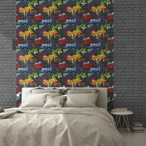 Kids-Club-Neon-Graffiti-Black-Wallpaper-by-Rasch-237801