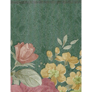 Palace Gardens Flowers and Fruit Green 10 Metre Border by Fine Decor B5252