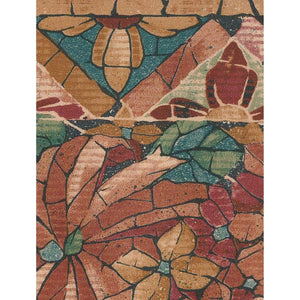 Palace Gardens Mosaic Floral Terracotta 6 Metre Border by Fine Decor WWB428