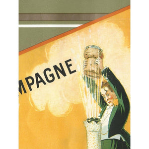 Champagne Popping Green / Gold Border By Imperial 241B63501