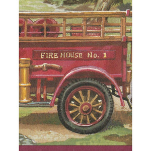 Fire Engines Red Border by Rosedale CYB1483