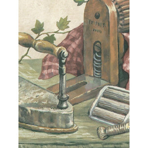 Washing Time Green Border by Rosedale CYB1537