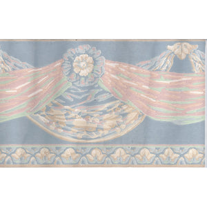 Kensington Swag Blue 10 Metre Border 230700 by John Wilman