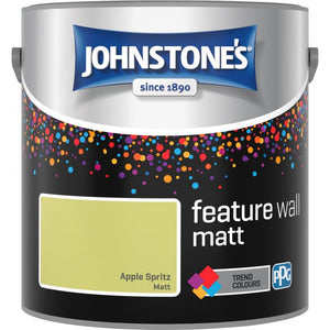 Apple Spritz Matt Emulsion - Johnstones Feature Wall and Ceiling Paint