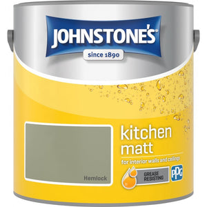 Hemlock Matt Emulsion - Johnstones Kitchen Matt Wall and Ceiling Paint