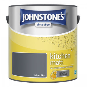 Urban Sky Matt Emulsion - Johnstones Kitchen Matt Wall and Ceiling Paint