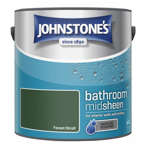 Forest Stroll Soft Sheen Emulsion - Johnstones Bathroom Mid Sheen Wall and Ceiling Paint