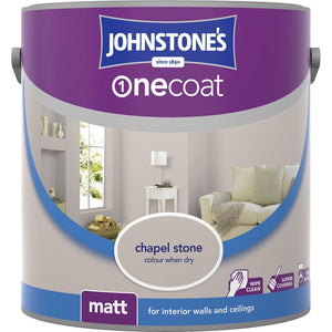 Chapel Stone Matt Emulsion - Johnstones One Coat Wall and Ceiling Paint