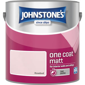 Rosebud Matt Emulsion - Johnstones One Coat Wall and Ceiling Paint