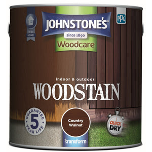Country Walnut Satin - Johnstone's Indoor & Outdoor Woodstain