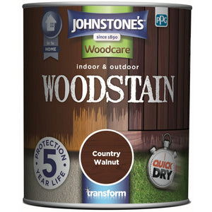 Country Walnut Satin - Johnstone's Indoor & Outdoor Woodstain