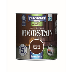 Country Walnut Satin - Johnstone's Indoor & Outdoor Woodstain