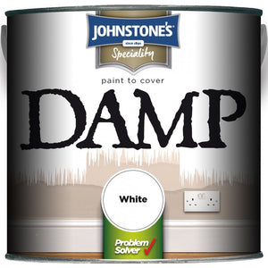 Paint To Cover Damp White - Johnstone's Speciality Paint