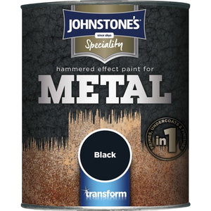 Hammered Paint For Metal Black - Johnstone's Speciality Paint