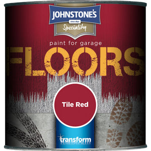 Paint For Garage Floors Tile Red - Johnstone's Speciality Paint